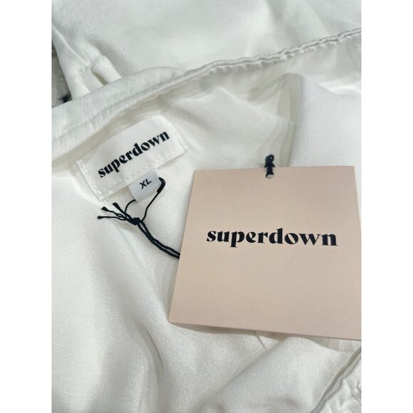 Superdown Danielle Mini Dress White Womens Size XL - Picture 9 of 10